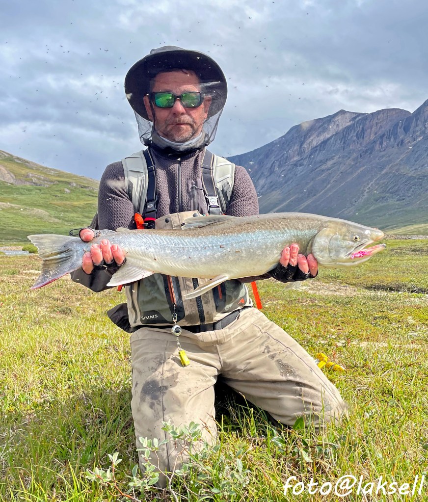 Pappa Mikael fikk turens største- 84cm